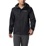 Columbia Men's Watertight II Rain Jacket, Size Large, Black