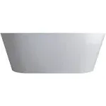 Vanity Art Solid Surface Resin Stone Freestanding Bathtub