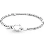 Pandora Moments Infinity Knot Snake Chain Bracelet