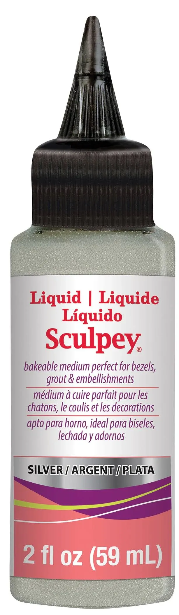 Liquid Sculpey - Silver, 2 oz.