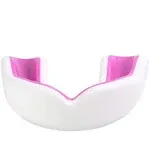 Oral Mart White/Pink Youth Mouth Guard for Kids Youth Mouthguard for Karate, Flag Football, Martial Arts, Taekwondo, Boxing, Football, Rugby