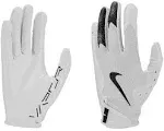 Nike Vapor Jet 8.0 Adult Football Gloves - White/Black / M