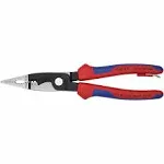 KNIPEX 13 82 8 T BKA 8&#034; 6 in 1 Electrical Installation Pliers