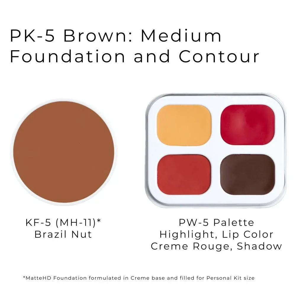 Ben Nye Brown: Medium Creme Personal Kit