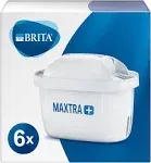 BRITA MAXTRA+ Water Filter Cartridges - Pack of 6 (EU Version)