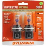 NEW - Sylvania Silverstar ULTRA 9007 Pair Set High Performance Headlight 2 Bulbs