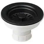 PST1-BL Kitchen Sink Strainer Drain, Black