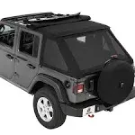 Bestop 56863-17 Trektop NX Black Soft Top