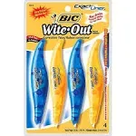 BiC Wite-Out Correction Tape, Exact Liner - 4 pack