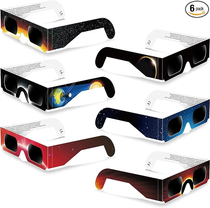 24 Pack Solar Eclipse Glasses Approved 2024,CE&amp;ISO Certified Eclipse Glass for S