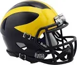 Michigan Wolverines Riddell Mini Speed Helmet