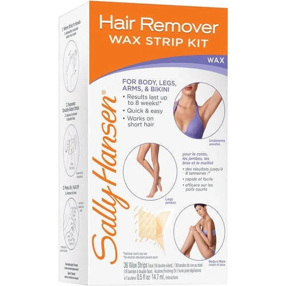 Sally Hansen Hair Remover Wax Strip Kit