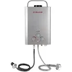 Tankless Water Heater,  Outdoors BE158S 1.58GPM 6L Portable Gas Water Heater, Pr