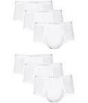 Hanes Men's Tagless Briefs 6-Pack White S