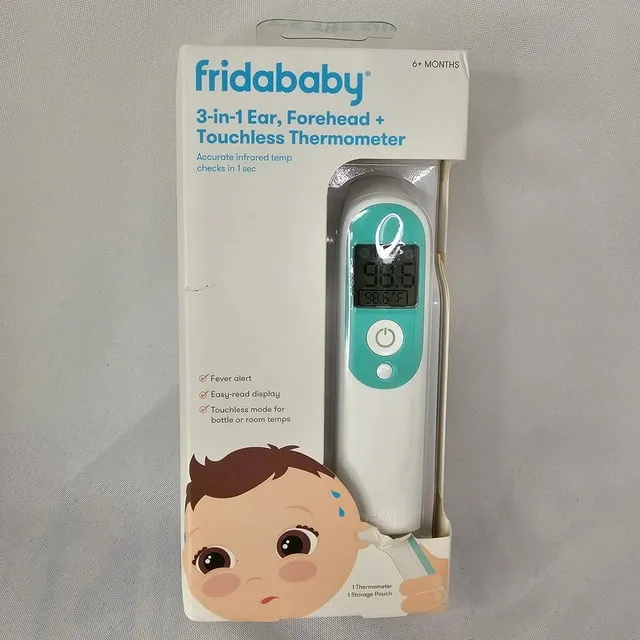 FridaBaby 3-in-1 Ear, Forehead, Touchless Infrared Thermometer