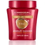 Connoisseurs Premium Edition Fine Jewelry Cleaner Solution for Gold, Platinum, Diamonds & Precious Gemstones, Value size, 9.6 Ounce