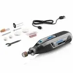 Dremel Lite Cordless Rotary Tool 10 Accessories Intermediate 7760-N/10 Free S/H