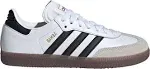 Adidas Kids' Samba Indoor Soccer Shoes, White