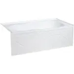 Swiss Madison Ivy 60" x 30" Right-Hand Drain Alcove Bathtub with Apron