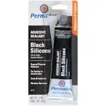 Permatex Black Silicone Adhesive Sealant 81158