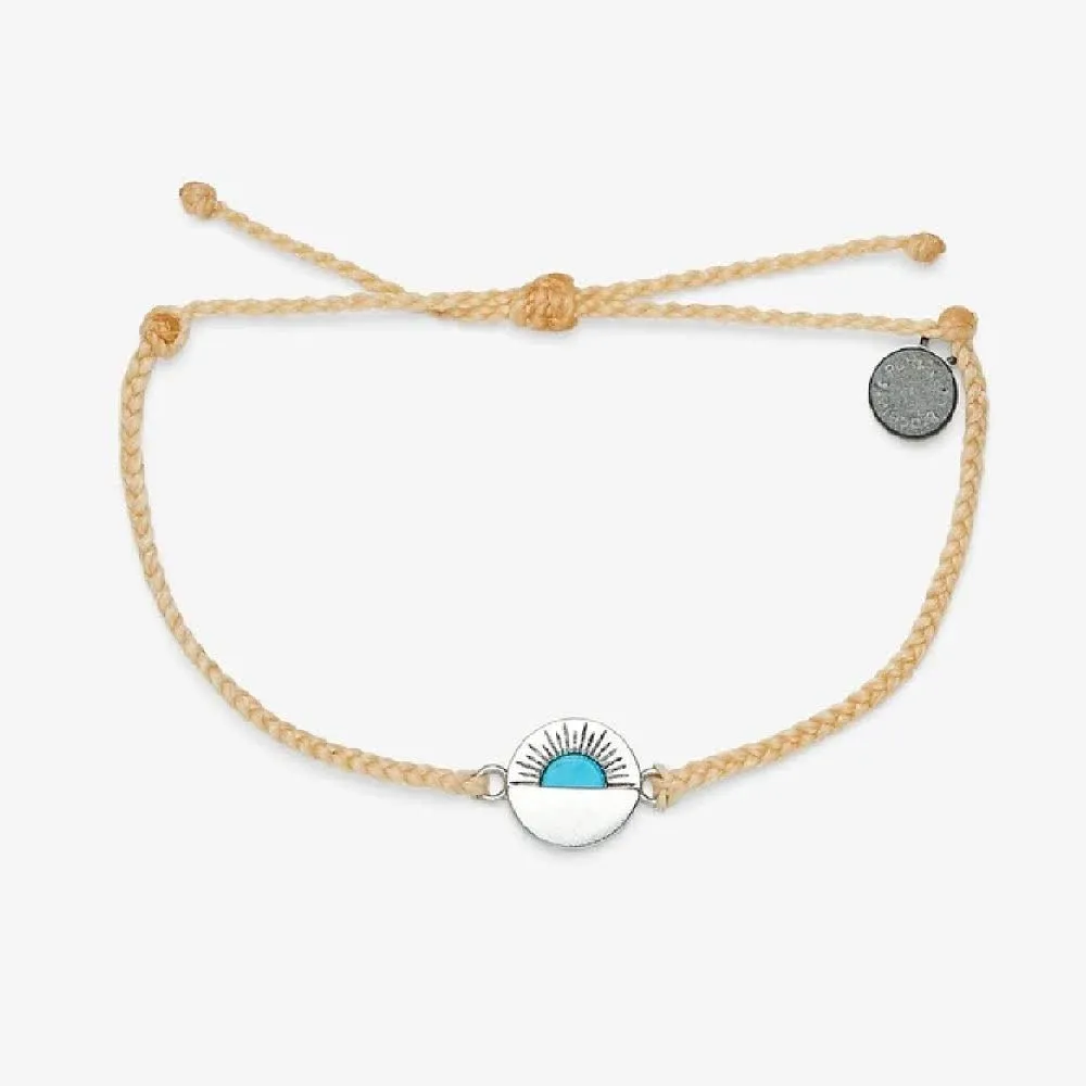 Pura Vida Silver Gemstone Sunset Bracelet CREAM