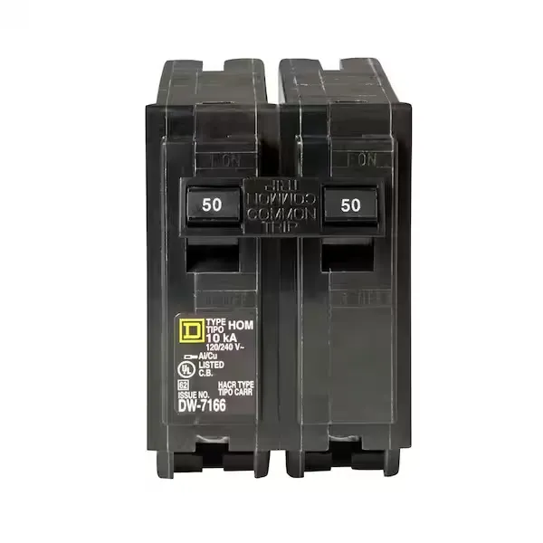 Square D Double Pole Homeline Circuit Breaker