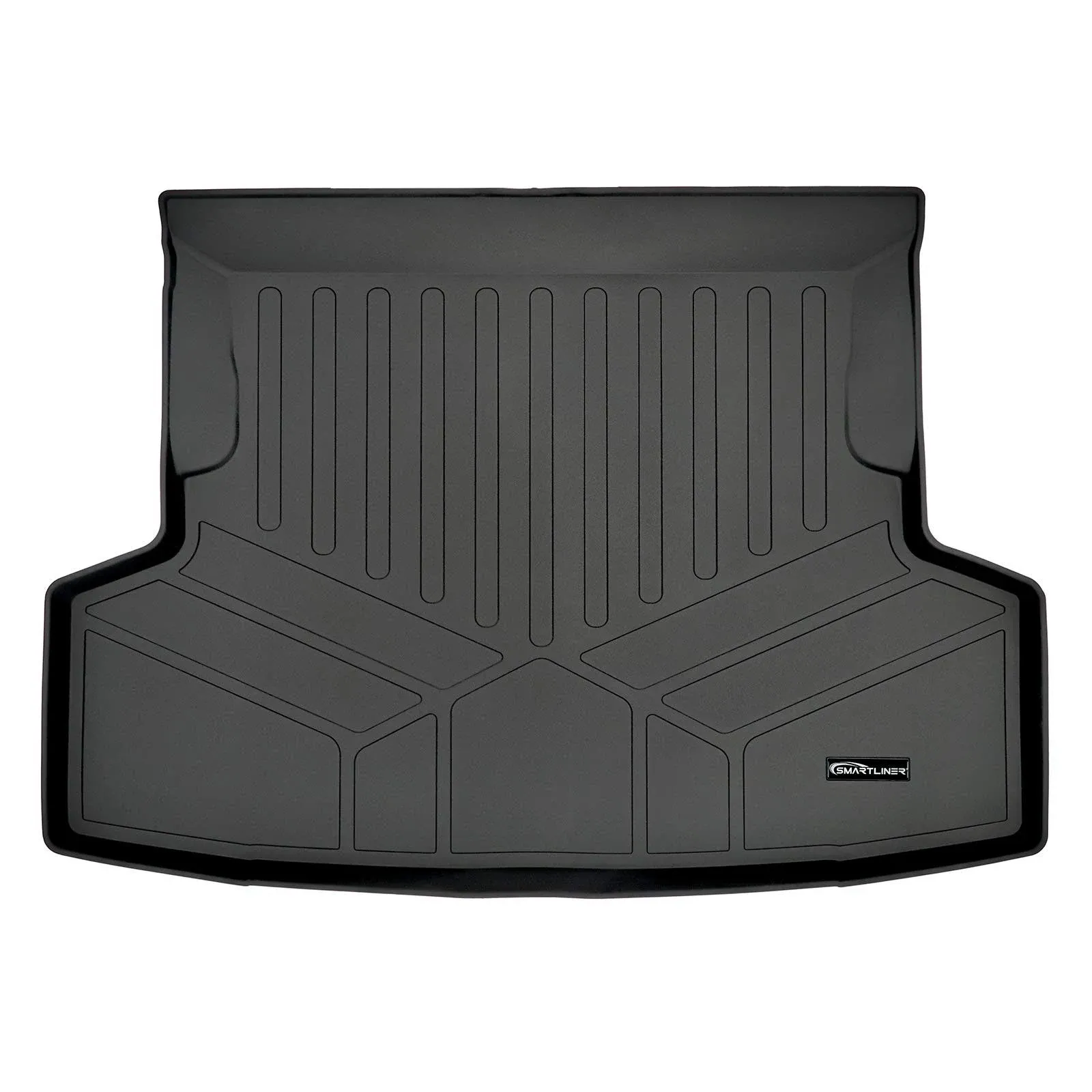 Smartliner Sd0339 All Weather Custom Fit Trunk Floor Mat & Cargo Liner for 2014-2021 Subaru WRX, Black