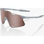 100% Hypercraft Sunglasses Matte Stone Grey; HiPER Crimson Silver Mirror