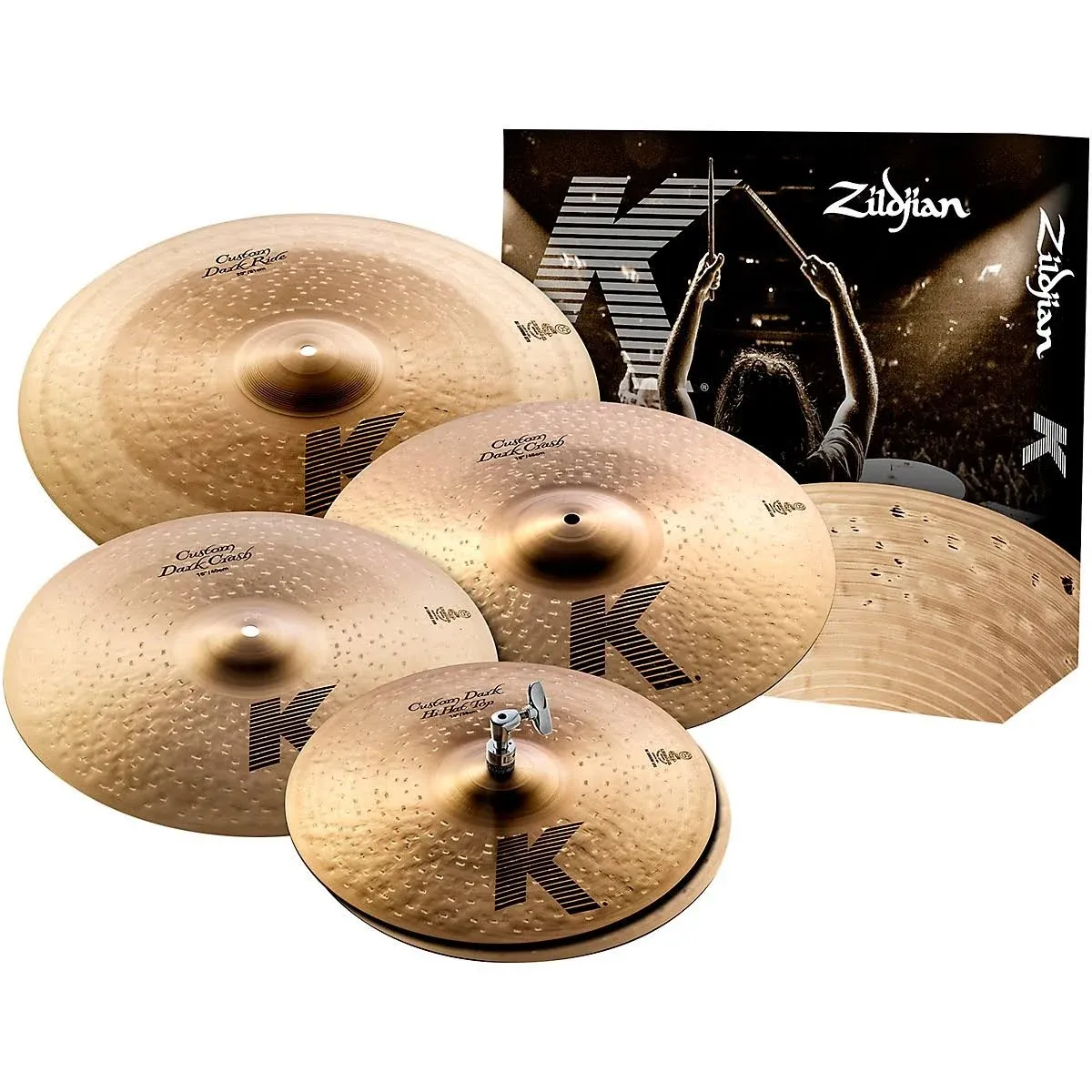 Zildjian K Custom Dark Cymbal Set - 5 Piece