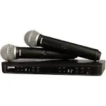 Shure BLX288/PG58 Dual Handheld Wireless Microphone System Band J11