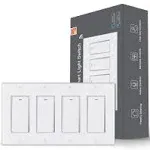 2/3 Gang Smart Light Switch Wifi Wall Touch Alexa Google Home Control Smart Life