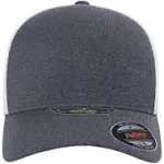 Flexfit 5511UP - Unipanel Trucker Cap L/XL Melange Dark Grey/ White