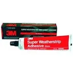 3M 08008 Black Super Weatherstrip Adhesive Tube 5 Oz