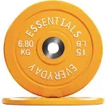 BalanceFrom Color Coded Olympic Bumper Plate Weight Plate