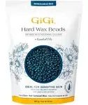 GiGi Hard Wax Beads, Soothing Azulene Hair Removal Wax for Sensitive Skin, 14 oz