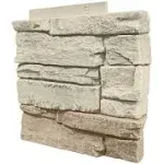 GenStone Vanilla Bean 12" Corner Panel Right Stacked Stone G2SSVBCPR