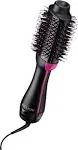 4-in-1 Styling Brush Hair Dryer, Straightener, Volumize and Curling Iron with Ceramic Oval Barrel and Ionic Technology