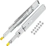 VEVOR Drawer Slides with Lock, 1 Pair, 30", 500lbs Capacity, Full Extension, Ball Bearing, Side Mount.