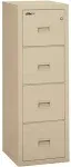 FireKing Turtle 4-Drawer File Cabinet, Letter/Legal Size, 22" Deep, 1-Hour Fireproof