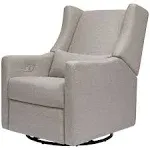 Babyletto Kiwi Glider Recliner, Electronic Control and USB Performance Grey Eco-Weave