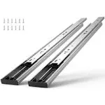 VEVOR Drawer Slides, 10 Pairs, 18", Side Mount, Soft-Close, Full Extension, Ball Bearing, 100lbs Capacity.