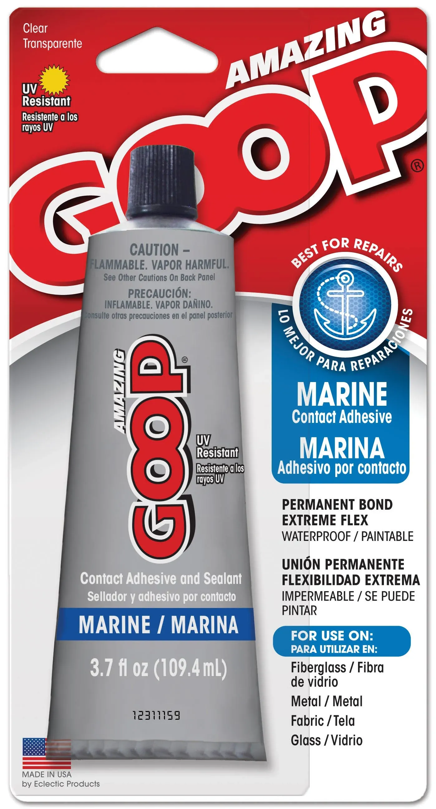 Goop 3.7 oz. Marine Adhesive