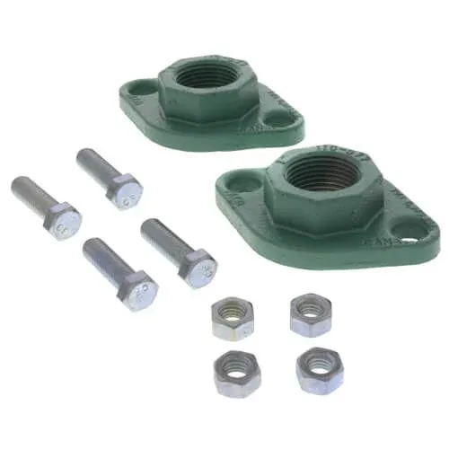 Taco 110-252F Freedom Flange Set for Circulator Pump, 1" NPT Connection, Cast Iron