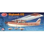 GUILLOWS 802 SKYHAWK 172 BALSA FLYING MODEL 36&#034; Wing Span- Scale 1&#034;- 12&#034; New