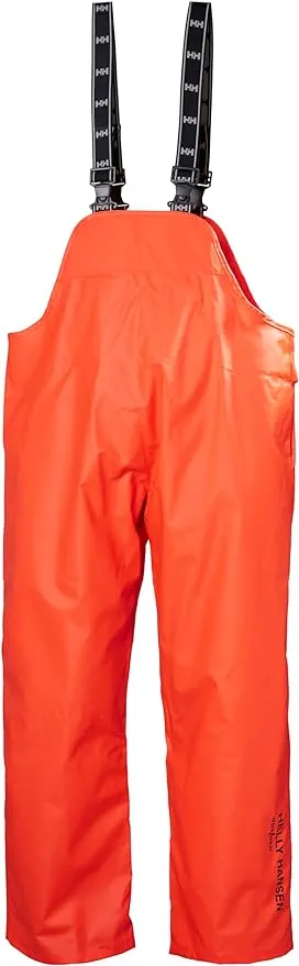 Helly-Hansen Workwear Mandal Waterproof Bib Overalls for Men Made of Durable PVC-Coated Polyester, Breathable and Adjustable