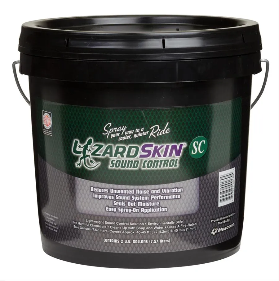 Lizard Skin 2203-2 - Black Sound Control 2gal Ceramic Insulation