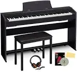 Casio PX-770 Privia Digital Piano - Black w/ Furniture Bench