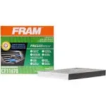 FRAM Fresh Breeze Cabin Air Filter Replacement for Car Passenger Compartment w/ Arm and Hammer Baking Soda, Easy Install, CF11670 for Ford Vehicles