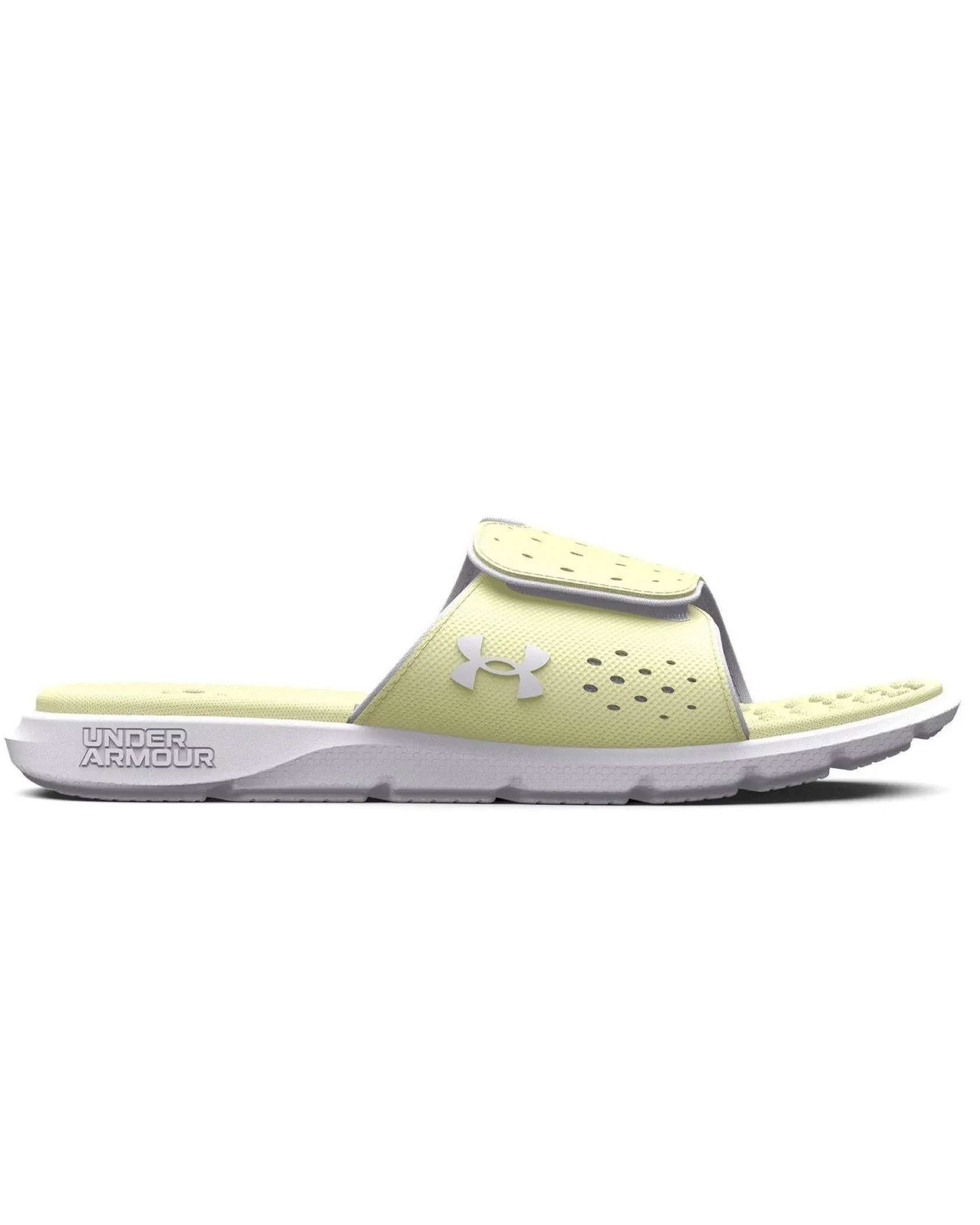 Under Armour 30260273029 Ignite 7 Womens Size 9 Yellow Slides