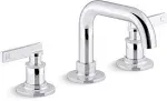 Castia by Studio McGee Widespread Bathroom Sink Faucet, 1.2 GPM Vibrant Brushed Nickel